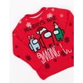 thumbnail image 2 of Among Us Garçons Chandail de Noël Rouge Multi-Personnages Imprimé Among Us (13-14 Ans), 2 of 7