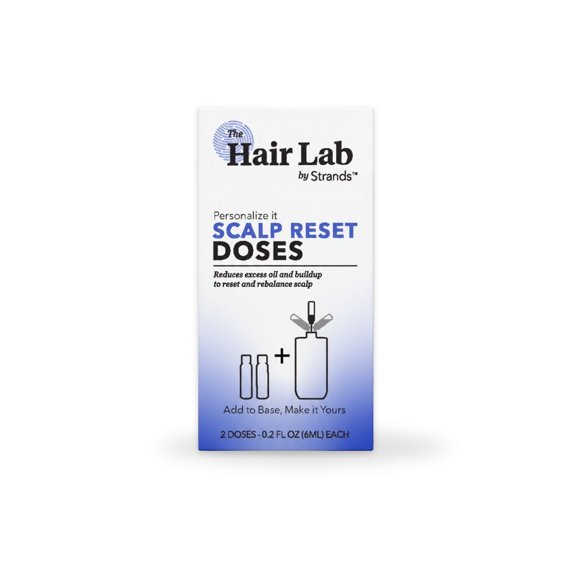 The Hair Lab Scalp Reset Dose Set with Algae Extract to Purify Hair, 2 x 0.2 fl oz