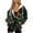Green, variant on Women's Casual Striped Hooded Sweatshirt Fall Winter Warm Pullover Long Sleeve Comfortable Holiday Staples Women Sweatshirts Women Cowboys Sweater Tunic Hoodie Jackets Green M