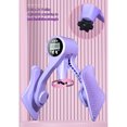 thumbnail image 4 of Entrenador interior digital para muslos con clip para encimera, dispositivo de fitness, color morado, 4 of 9