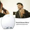 thumbnail image 2 of Shower Mirror for Shaving Fogless Bathroom Mirror with Suction Portable, 2 of 7