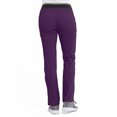 thumbnail image 2 of Barco Grey's Anatomy Stretch GRSP500 Women's Kim Three Pocket Back Logo Elastic Cargo Scrub Pant Eggplant L, 2 of 2