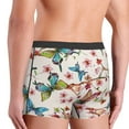 thumbnail image 5 of Disketp Watercolor Floral With Butterflies Men'S Boxer Briefs,Soft And Breathable Cotton Underwear With Comfortflex Waistband, 5 of 9