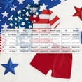 thumbnail image 3 of Toddler Baby Boy 4th of July Outfit American Flag Print Bow Tie Button Down Shirt Shorts 2-Piece Patriotic Summer Set Fourth Of July Clothes Set 6M 12M 18M 24M 2T 3T 4T, 3 of 7