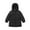 Black, variant on Girls Winter Coats Mid-Length Warm Jackets Heavyweight Water-Resistant Quilted Cotton Wadding Hooded Outerwear（2-13Y）