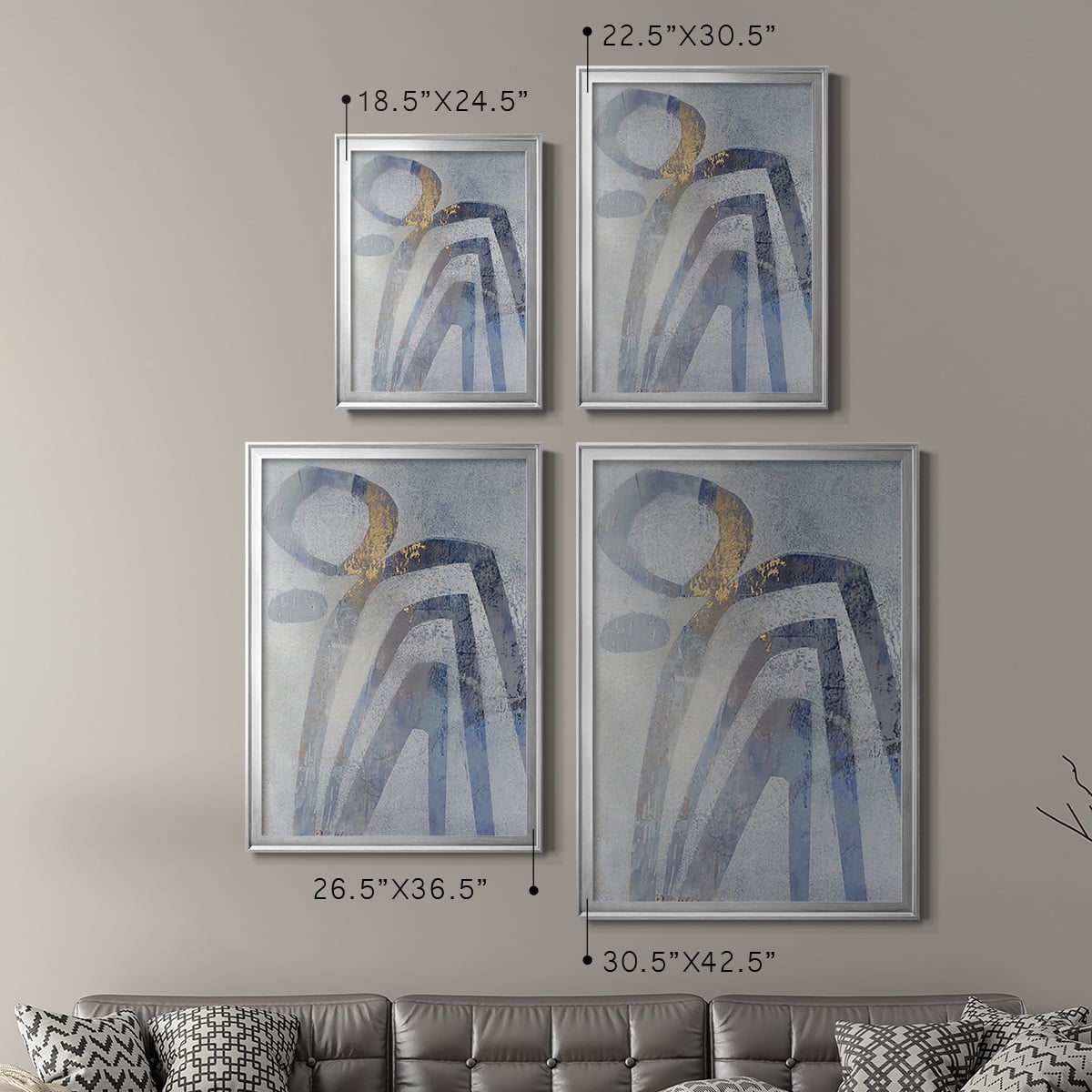 Linx IV Premium Framed Print, in Gold, Black, or Silver - Ready to Hang