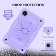 thumbnail image 3 of FJLBDE Case for Samsung Galaxy Tab A11 / Tab A9 8.7 Inch 2025/2023 with Butterfly Stand, Shockproof Protective Tablet Cover with Shoulder Strap for Kids Girls, Purple, 3 of 5