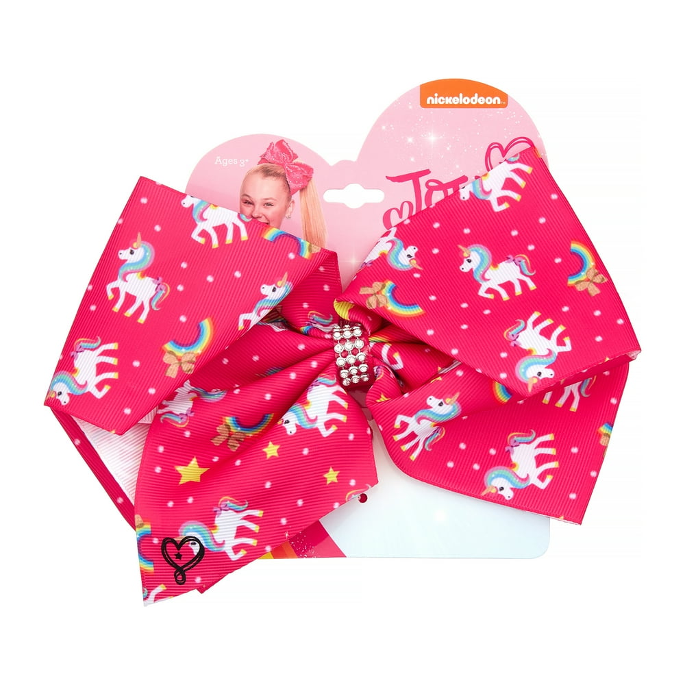 JoJo Siwa - JoJo Siwa Hair Bow, Pink Unicorn - Walmart.com - Walmart.com