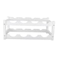 thumbnail image 4 of WHAMVOX White Synthetic Material Red Wine Rack Convenient Wine Storage for Home Office Restaurant Bar Size 8.5x6.5x12.5 Inches, 4 of 8