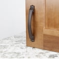 thumbnail image 2 of Volute 3.5" cc zinc die cast pull in Dull Satin Nickel, 2 of 4