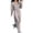 Apricot XL, variant on 2 Pcs/Set Women Shirt Pants Set V Neck Single-breasted Long Sleeves Knitted Loose Top Drawstring Elastic Waist Wide Leg Trousers Sport Tracksuit