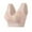 Beige, variant on Sports Bras for Women Padded Fashion Lace Backless Solid Strap Wrap Hollow Out Bra Underwear V-Neck Padded Bra Feature Hook and Eye Closure Sport Bra Style Y-17 , White One Size