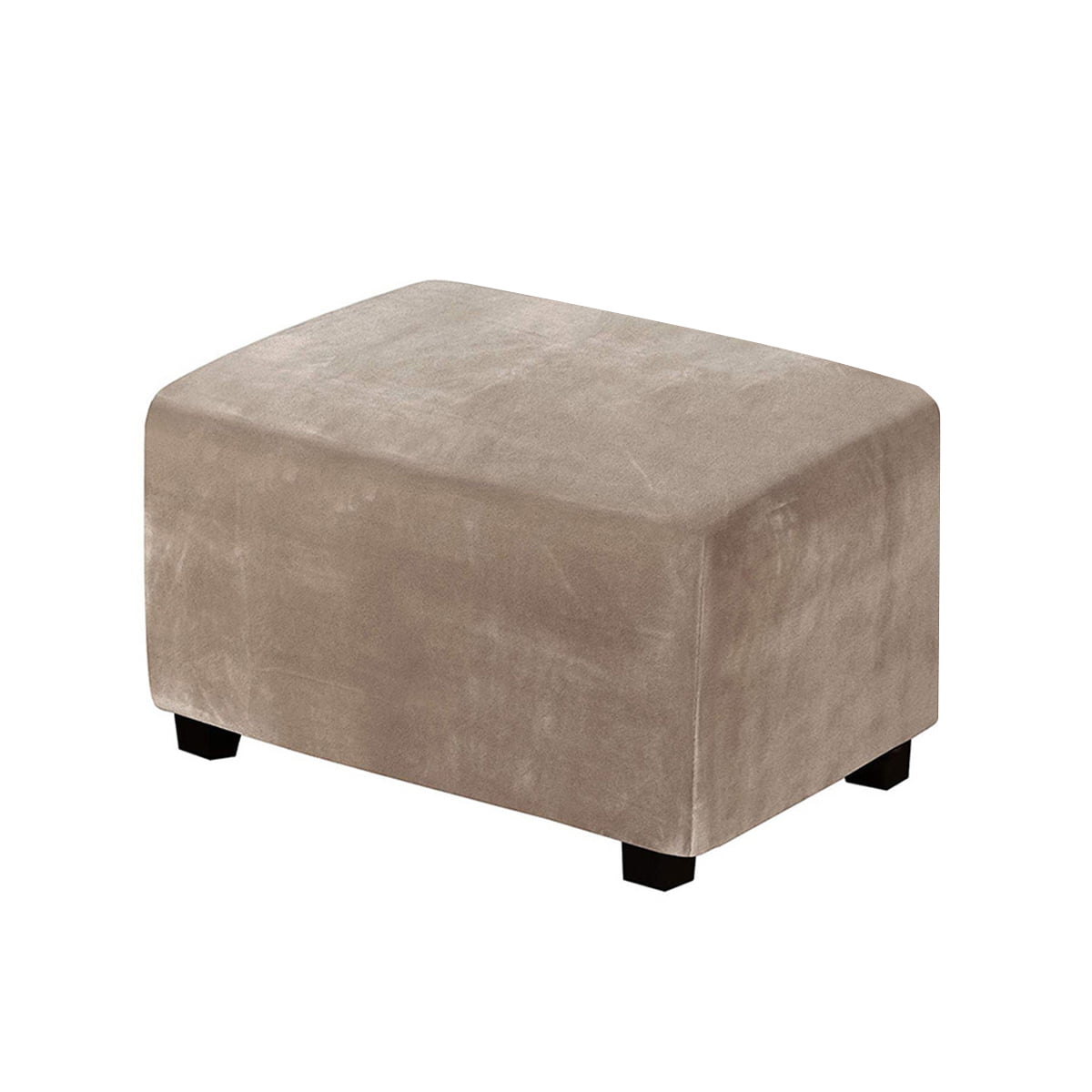 Footstool Sofa Cover Stretch Storage Slipcover Spandex Elastic Footstool Cover 