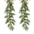 thumbnail image 2 of Melrose Plastic Pine with Cone Garlands - 6” - Unlit - Set of 2, 2 of 2