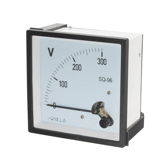 Unique Bargains 0-300V Square Panel Analog Voltmeter Voltage Meter Gauge