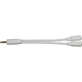 thumbnail image 2 of Audiovox JAH742V Stereo Y Extension Cable, White, 3.5mm - Quantity 18, 2 of 4