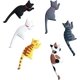 thumbnail image 1 of BEMS-6pcs ganchos magnéticos forma de gato sin rastro pegatinas magnéticas para nevera, 1 of 5