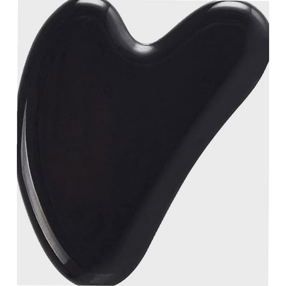 Guasha Tool, Heart-Shaped Guasha Scraping Massage Tools for Relax Muscle Prevent Wrinkle, Face Massage Scraper Board for Adult Black