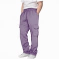 thumbnail image 2 of UAYOTSE Kids Sweatpants for Boys Fashion Casual Elastic Waist Drawstring Workout Long Pants Teen Boys Loose Comfy Active Pants with Pockets,Sizes 3-4 Years, 2 of 6