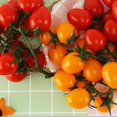 thumbnail image 3 of veasfak Artificial Fruit Cherry Tomatoes Fake Lifelike Simulation Decor Ornament Red, 3 of 9
