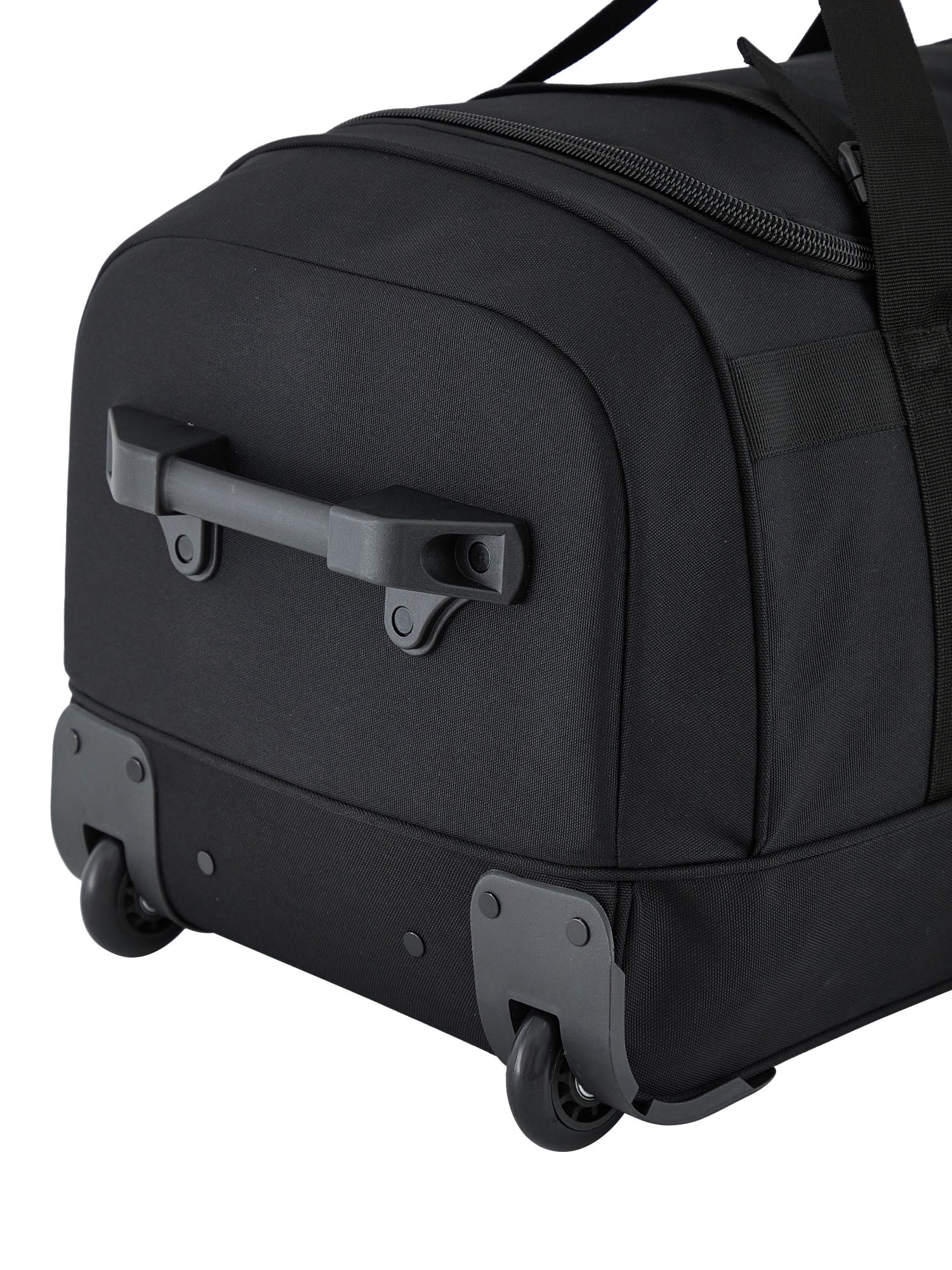 Protege Everyday Journey Medium 25" Rolling Travel Duffel with GPS Pocket, Black