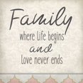 thumbnail image 2 of Allen, Kimberly 12x12 White Modern Wood Framed Museum Art Print Titled - Family Begins 1, 2 of 4