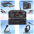 thumbnail image 3 of Receptor amplificador de audio doméstico Bluetooth de 300 W Pyle PDA69BU, 3 of 8