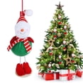 thumbnail image 2 of Precioso colgante de muñeco de Navidad, decoración, adorno navideño, juguete, regalo, accesorio, muñeco de nieve, 2 of 12