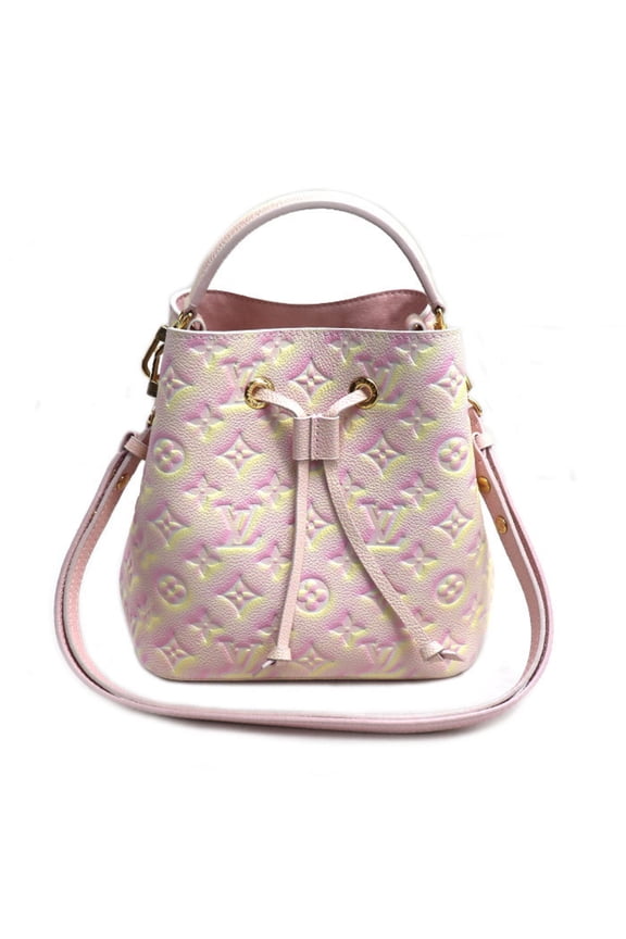 Pre-Owned LOUIS VUITTON NeoNoe BB Summer Stardust 2-Way Shoulder Bag, Pink, M46174, Women's