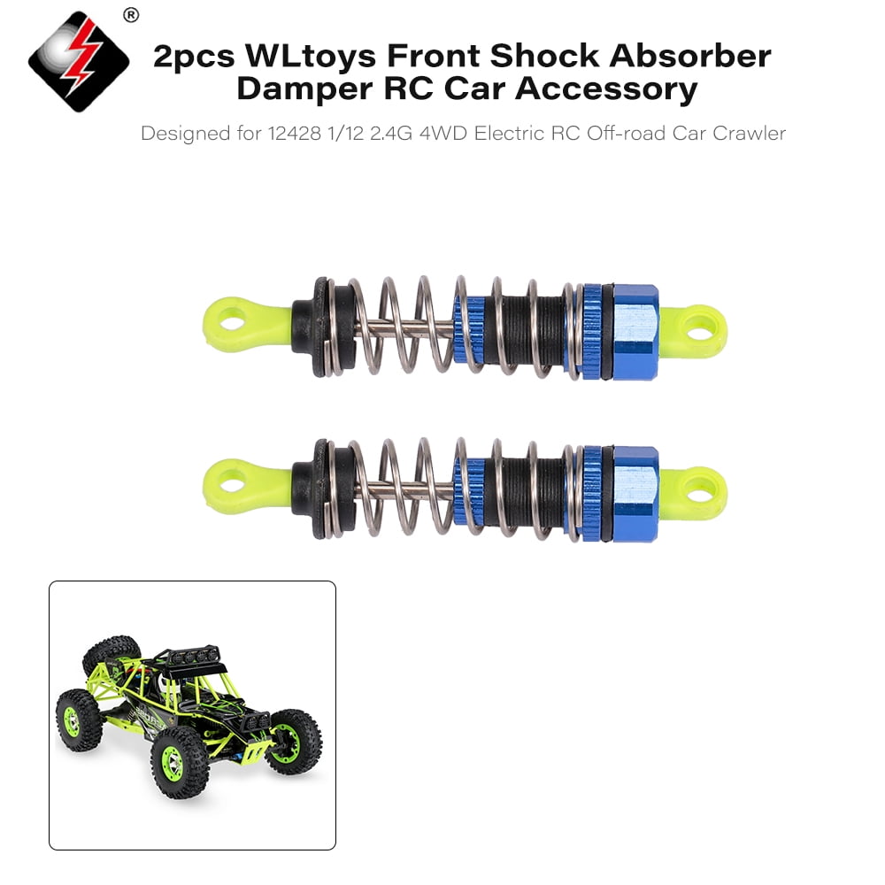 2pcs WLtoys Front Shock Absorber Damper RC Car Accessory for 12428 1/12