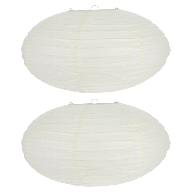2 faroles de papel: elegante pantalla para farolillos de papel, ideal para decoración del hogar y celebraciones. Cubierta de luz colgante plegable para fiestas.
