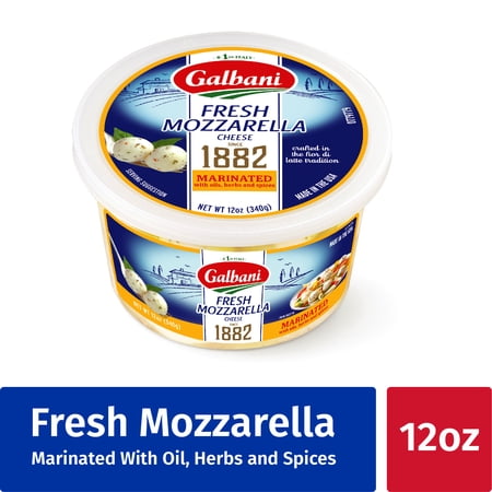 GALBANI, MOZZARELLA FRESCA, MARINATED ALL NATURAL CHEESE