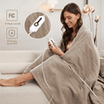 thumbnail image 6 of SUNNY HEAT Heated Electric Blanket Full Size 72''x84''- 4 Heat Levels & 10 Hours Auto off, Fast Heating & Over-Heat Protection, Light Brown, 6 of 6