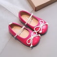 thumbnail image 4 of Zapatos de princesa de charol de piel poco profundos para niñas, zapatos pequeños de cuero con lazo de primavera y otoño, zapatos de suela blanda para niños de color caramelo, 4 of 6
