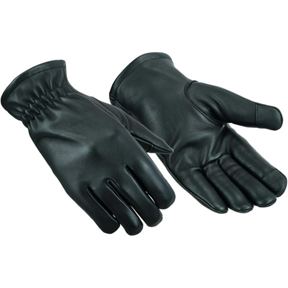 Daniel Smart Deerskin Leather Gloves – Unlined Motorcycle Gloves with Expansion Joints and Touch Screen Fingertips
