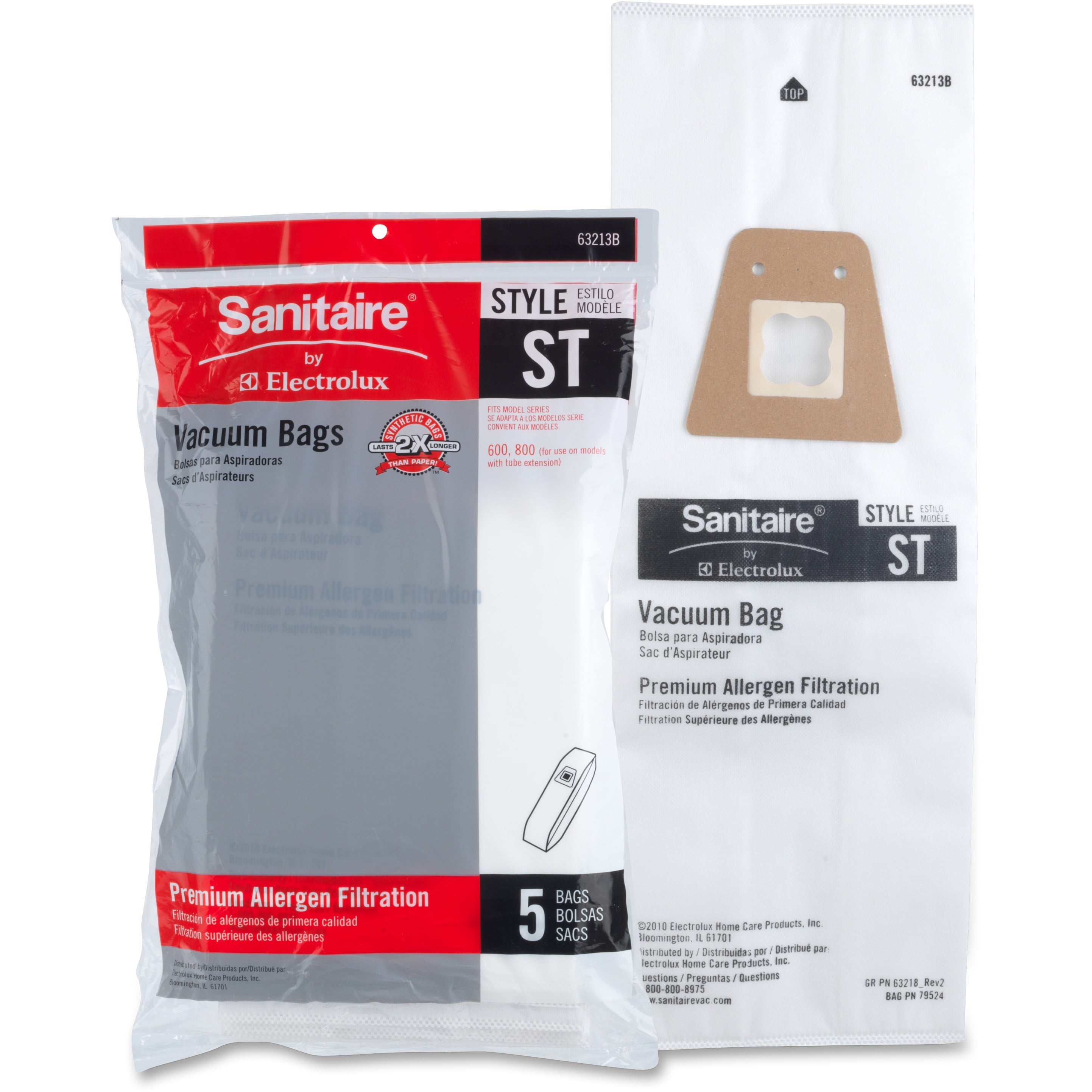 Details about   Electrolux/Sanitaire Allergen Style ST Vacuum Bags 