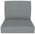 thumbnail image 4 of Water Resistant Bullnose Patio Chair Cushions with Eco-Friendly Olefin Fabric, 28.5”L x 28.5”W x 5” Thick, 4 of 7
