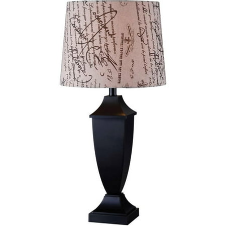 Kenroy Home Bauer Table Lamp, Black