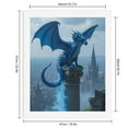 thumbnail image 2 of Paint By Numbers Kit for Adults Beginner - DIY Blue Dragon On Ancient Pillar Canvas Painting Kits for Adults, Frameless Paint By Number for Adults for Home Wall Decor 16x20 Inch, 2 of 7