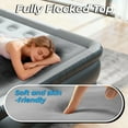 thumbnail image 6 of LussoAmor  Full Air Mattress with Built in Pump,18" Air Bed with 3 Mins Self-Inflation/Deflation,Blow up Mattress for Camping, Home & Guest ,600lb, Gray, 6 of 9