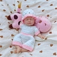 thumbnail image 3 of Muñeca miniatura de silicona MYREBABY 7 de cuerpo completo con accesorios, 3 of 6