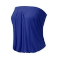 thumbnail image 2 of Doublju Wowen's Solid Natural Pleated Tube Top (Plus Size Available), 2 of 4