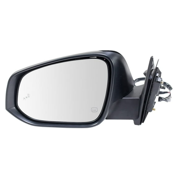 TRQ Mirror Power Heated Turn Signal Blind Spot Memory PTM LH for Highlander MRA09838 Fits select: 2014-2019 TOYOTA HIGHLANDER