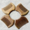 thumbnail image 4 of EeaseCA Portable Anti-static Hair Comb Green Sandalwood Exquisite Massage Comb for Women, 4 of 7