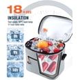 thumbnail image 2 of Soft-Sided Cooler Bag, 7/16/30 Can Insulated Lunch Box, Waterproof, Leak-Proof, Portable Lunch Bag for Work, Beach, Drink, Travel, Camping, Picnic, 2 of 2