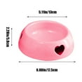 thumbnail image 6 of Anti-Slip Pet Food Bowl Non-Tip Design for Cats and Dogs, Spill-Proof Plastic Feeding Dish with Stable Base for Mess-Free Meals and Water FAJHHA | Pink, 6 of 8