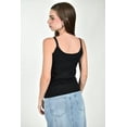 thumbnail image 3 of Top de tirantes con brillo /Juvenil, 0315 (Negro) negro M, 3 of 6