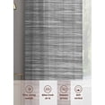 thumbnail image 6 of Vintage Gray Sheer Curtains 96 Inch Length 2 Panels Set Window Treatments, Country Farmhouse Abstract Minimalist Art Rod Pocket Semi Curtains for Living Room/Bedroom/Kitchen Décor, 104"W x 96"L, 6 of 7