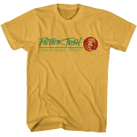 Peter Tosh Chest Ginger Adult T-Shirt M