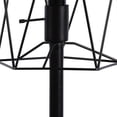 thumbnail image 3 of Ora 26 Inch Modern Table Lamp Square Cage Shade Round Metal Base Black - Saltoro Sherpi, 3 of 5
